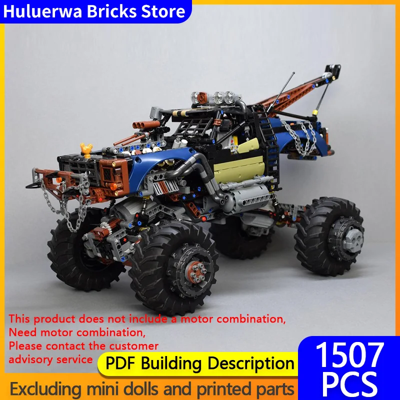 

Модель скоростного гоночного автомобиля MOC, строительные кирпичи, внедорожник, модульная технология, детские праздничные подарки, сборка игрушек, костюм