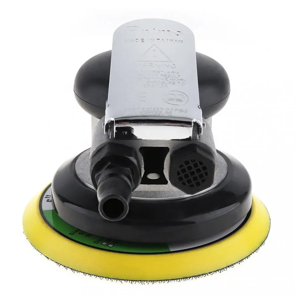 5 Inch Non-vacuum Matte Surface Circular Pneumatic Sandpaper Random Orbital Air Sander Polished Grinding Machine Hand Tools