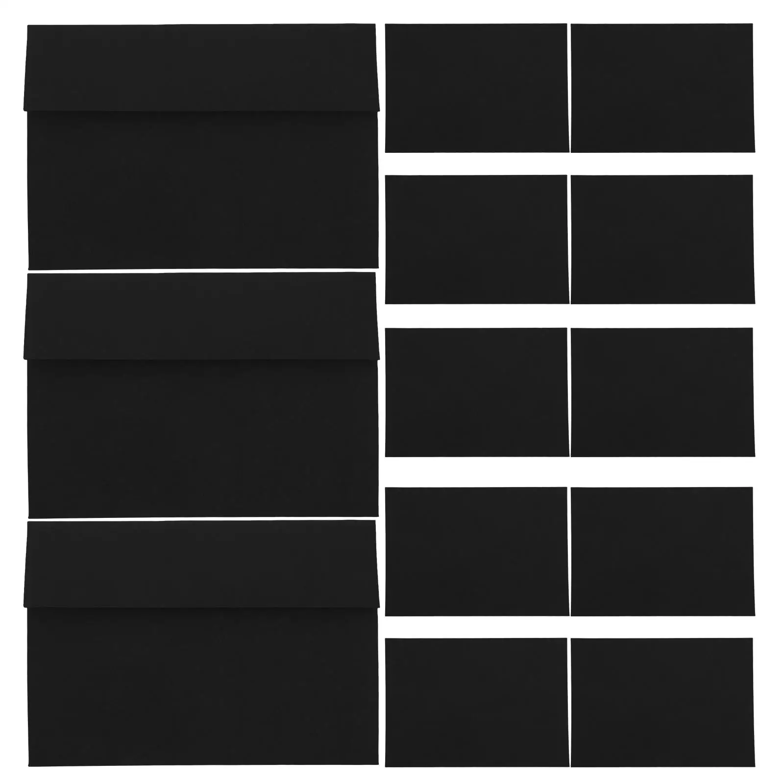 

50 Pcs Self Adhesive Envelopes Thick Material Privacy Protection Self Seal Ideal Cards Cash Coins Stickers Buttons Greeting
