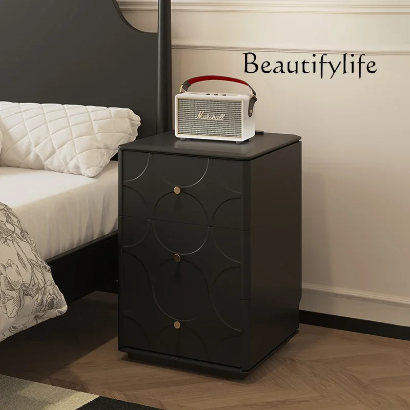 

Nordic Minimalist Nightstand Modern Premium Luxury Beauty Nightstand Storage Classic Mesa De Cabeceira Bedroom Furniture