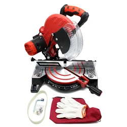 10 Inch Electric Saw Aluminum Machine 220V/1800W Multifunctional Circular Saw 45 Degree Cutting Miter Sawing Aluminum Machine