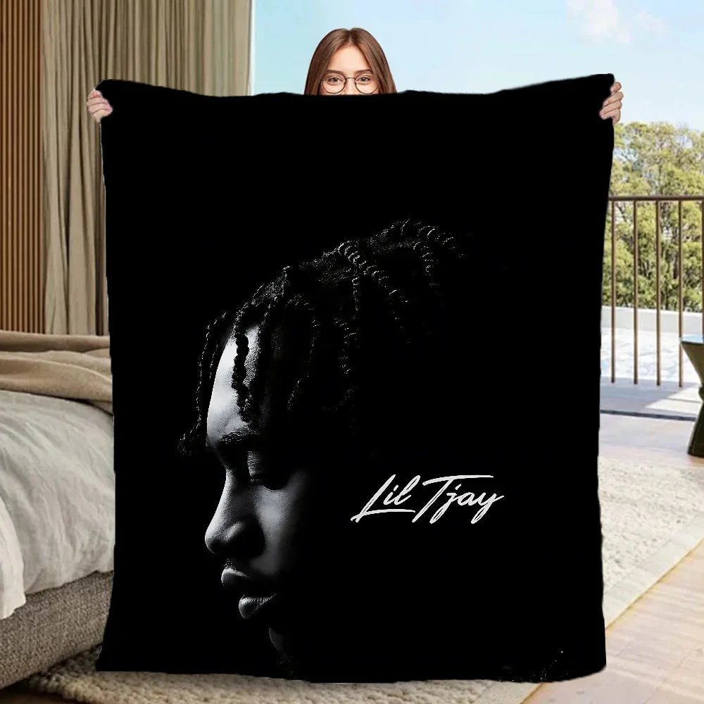 

L-Lil Interior for Home T-Tjays Personalized Blanket Throw Luxury Blankets & Throw Bed Blankets King Size Fluffy Plaid Cobija