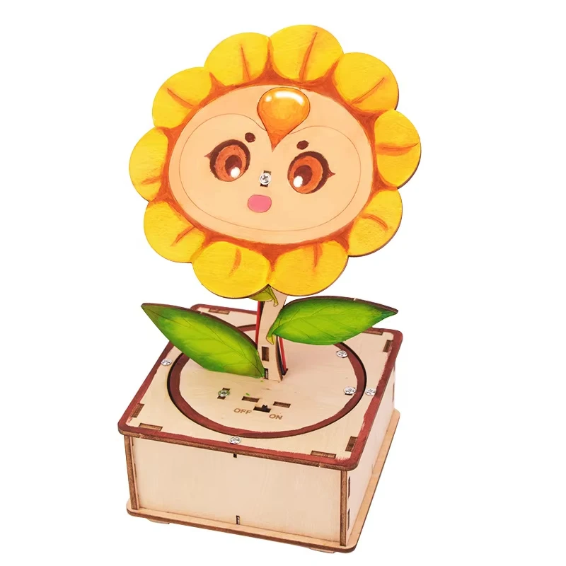 Kit di esperimenti scientifici fai-da-te girasole fai-da-te per bambini, giocattolo modello educativo, regalo fai-da-te, giocattoli per progetti di fisica per bambini giocattolo regalo