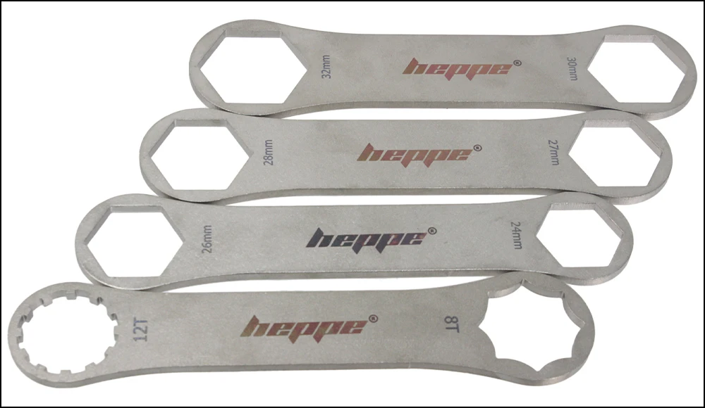 HEPPE Bike Gabel Schulter Wrench Fahrrad Gabel Reparatur Werkzeug Gabel Kappe Spanner 8-12T/24/26/27/28/30/32mm für XCR XCT XCM ST RST – Detail 10