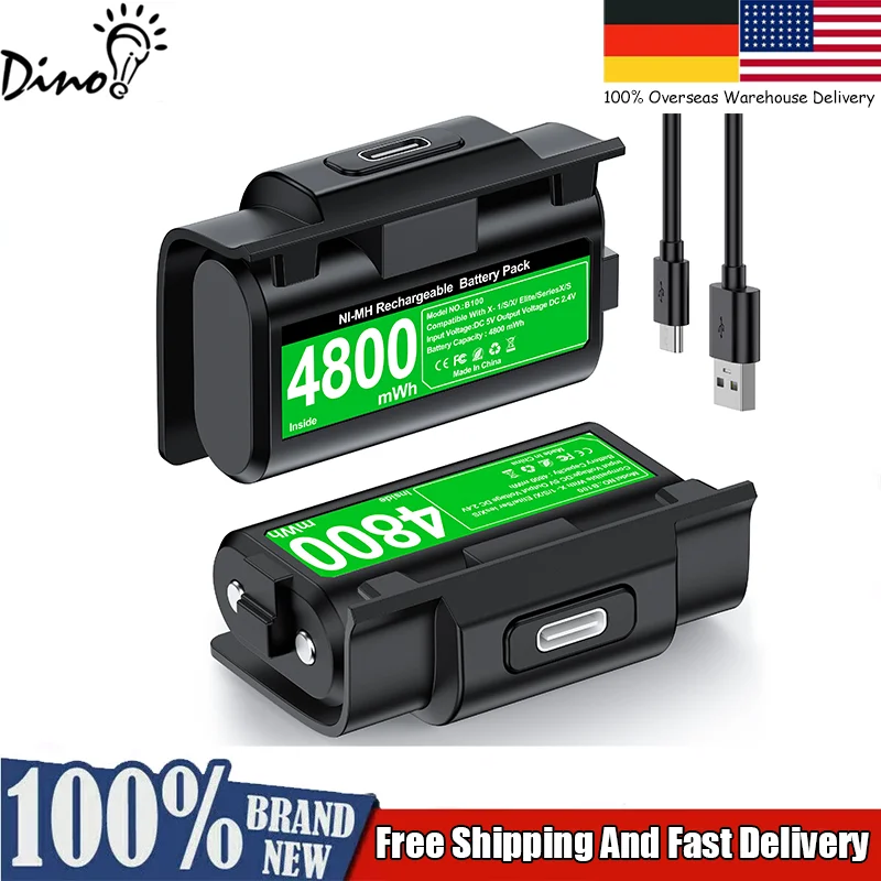 Rechargeable 2X4800…