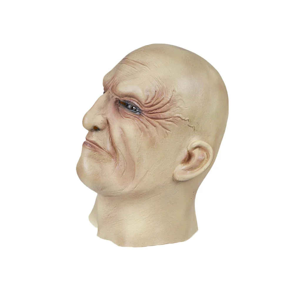 유니섹스 갱스터 대머리 마스크, 공포 주름진 노인 코스프레, 할로윈 파티 카니발 재미있는 라텍스 마스크 헤드기어