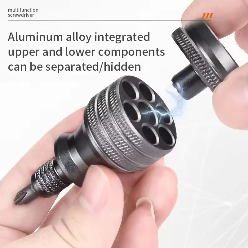 

Mini Screwdriver 7 in 1 Precision Screwdrivers Multi-function Screwdriver Set Magnetic Suction S2 Bit Home Repair Tool