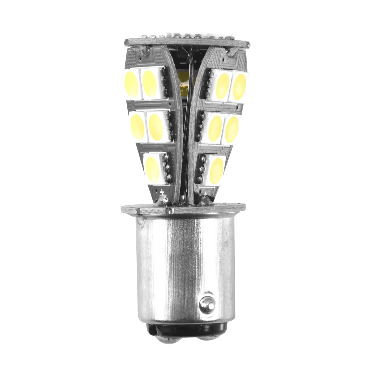 Lâmpada branca LED Tail Brake Stop, 1157, P21W, BAY15D, 5050, 18 SMD