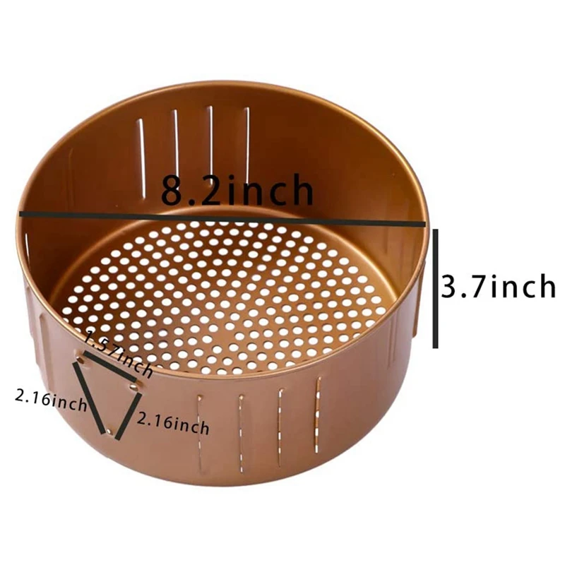 Mir de remplacement antiadhésif pour friteuse à air, 3.7QT, Power Gowise USA, tous les fours à air
