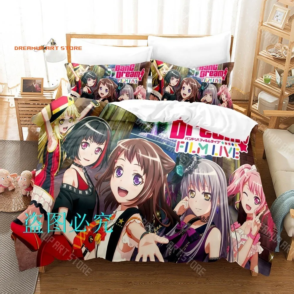 2026 3D Print BanG Dream! Anime Mygo Bedding Set Single Twin Full Queen King Size Bed Set Adult Kid Bedroom Duvetcover Sets