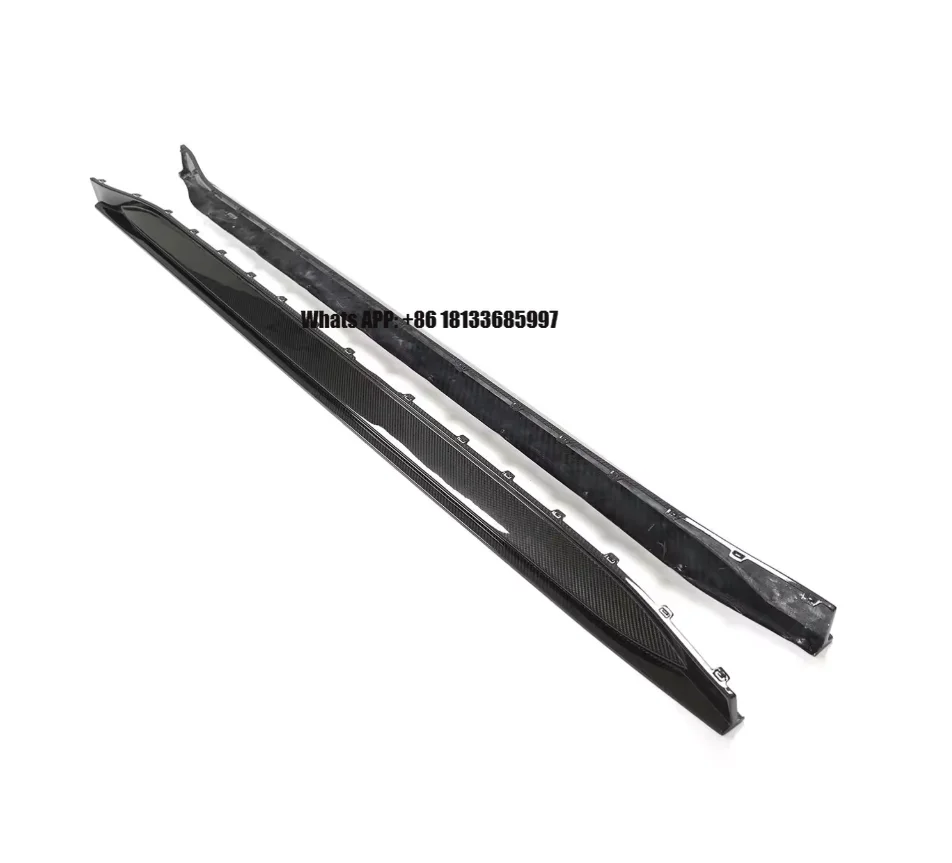 

Dry Carbon Fiber Car Side Skirts Extension for BMW M4 G82 G83 Original Competition 2021+ Side Skirts
