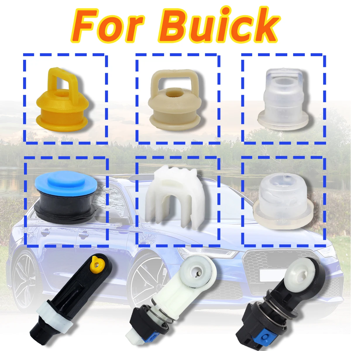 Gear Shift Cable Linkage Bushing Clips Lever End Connector Adapter Selector Grommet for Buick Verano LaCrosse AT MT Adjuster Kit