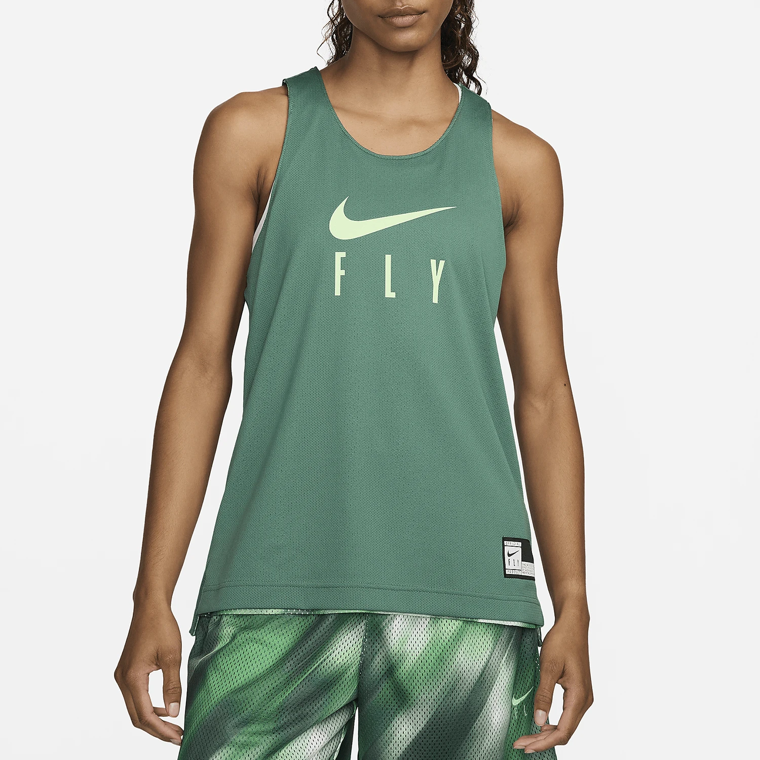 Nike genuine Dri FIT women's double-sided basketball sports vest FN8537-361