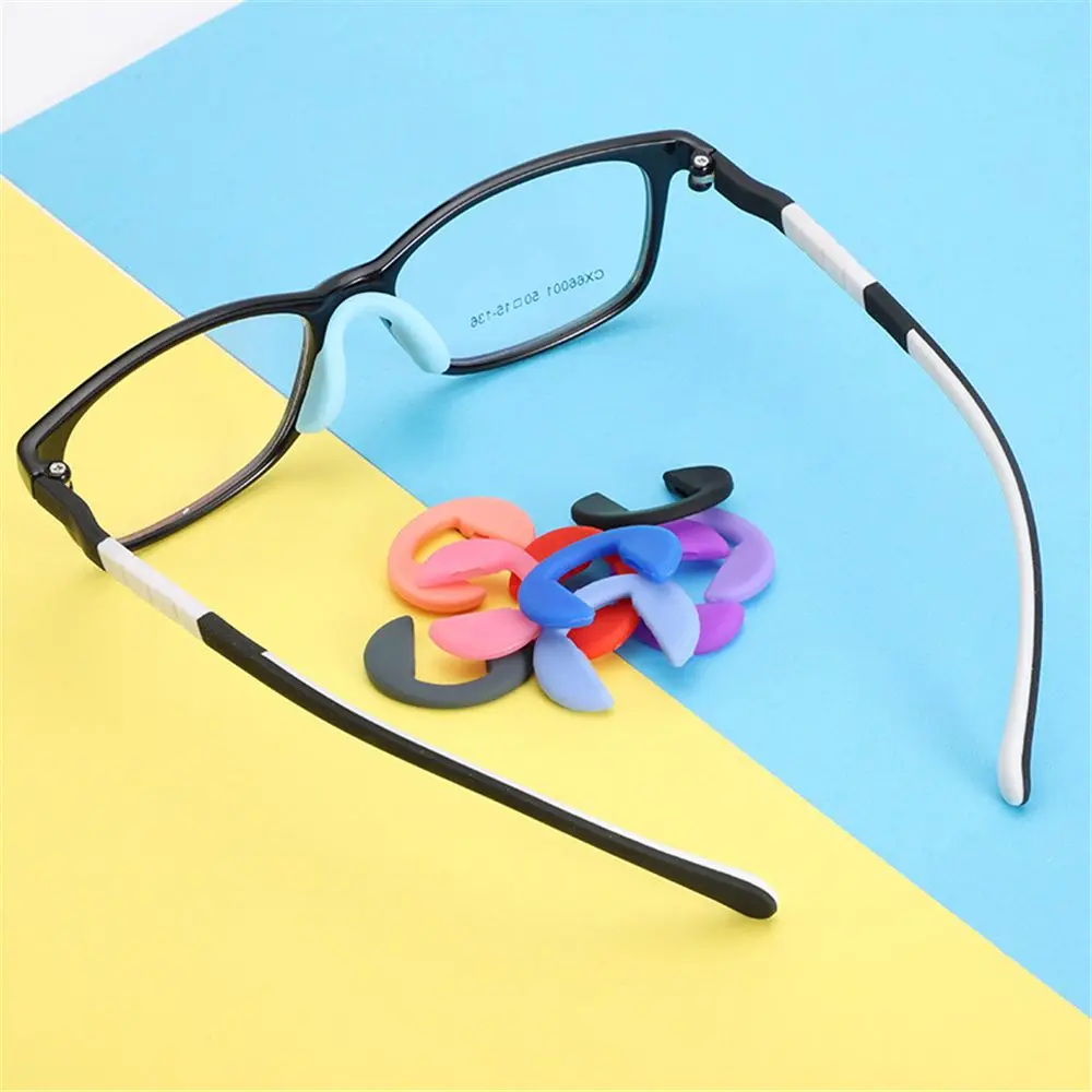 5PCS/Pack Push On Soft Anti-slip Nosepads Eyeglass Silicone Nose Pads Glasses Nose Pads
