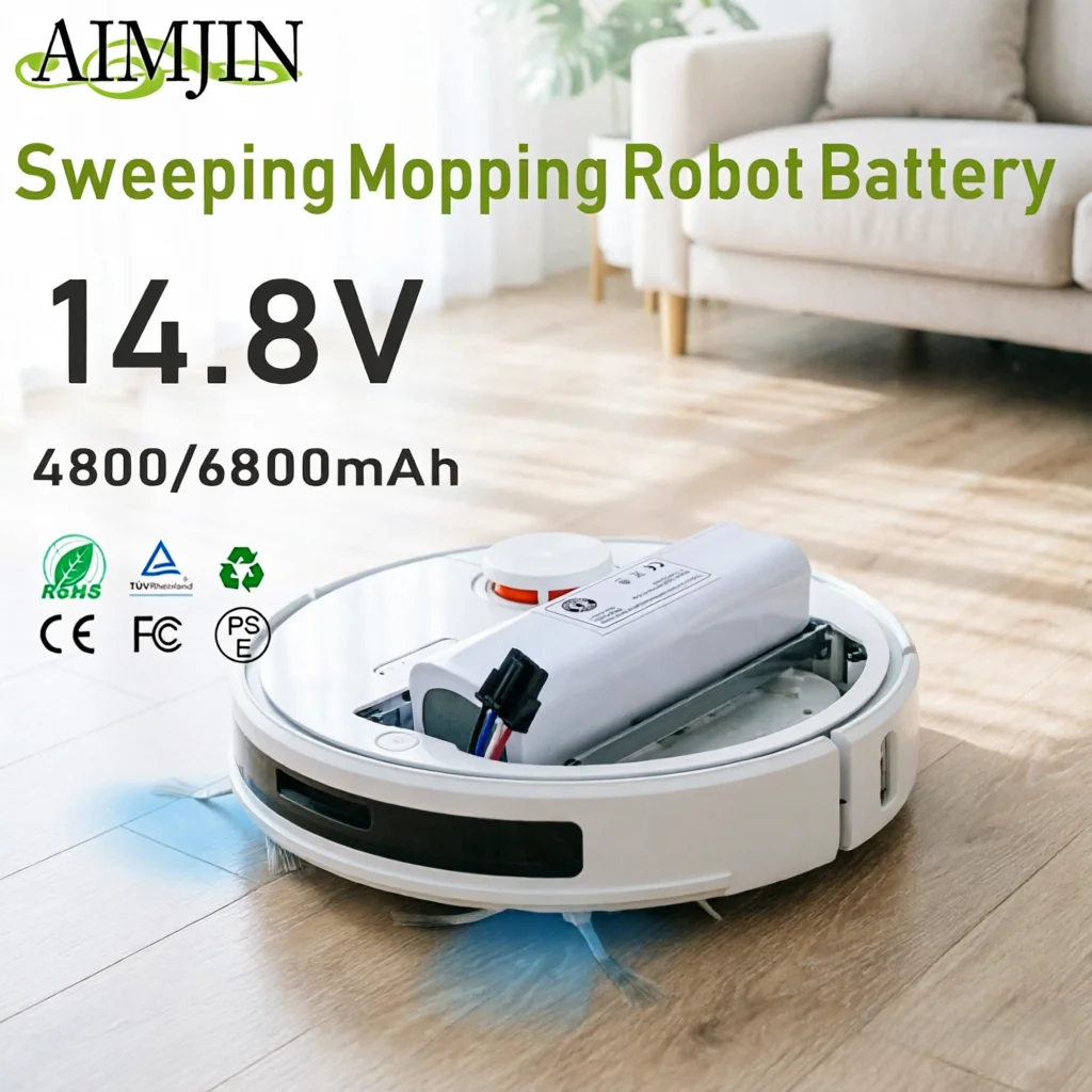 4S2P 14.8V 6.8Ah Battery for Xiaomi Mijia X10+PLUS B101CN OMNI 1S & Dreame F9 D9 L10 Pro Plus S10 S20 X10 Robot Vacuum Cleaner