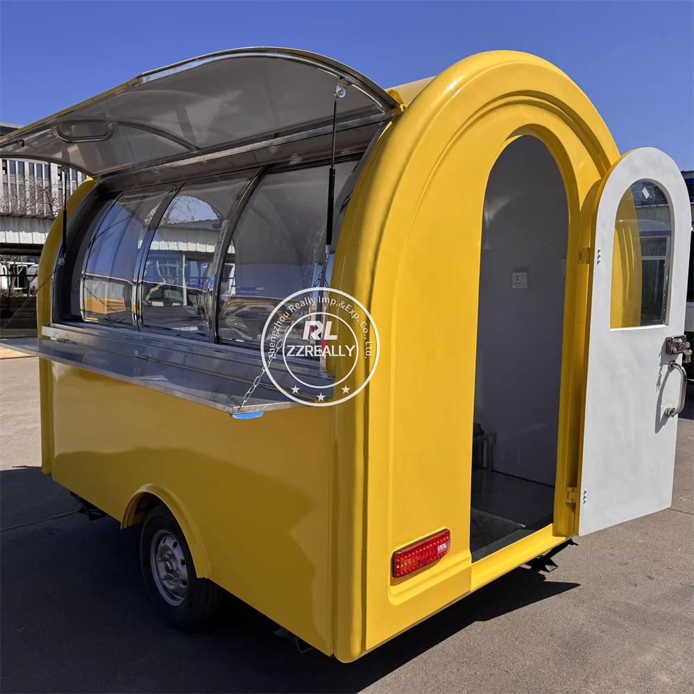Outdoor Food Kiosk Mobile Food Truck Snack Pizza Truck Coffee Cart Concession Catering Trailer - Image 5