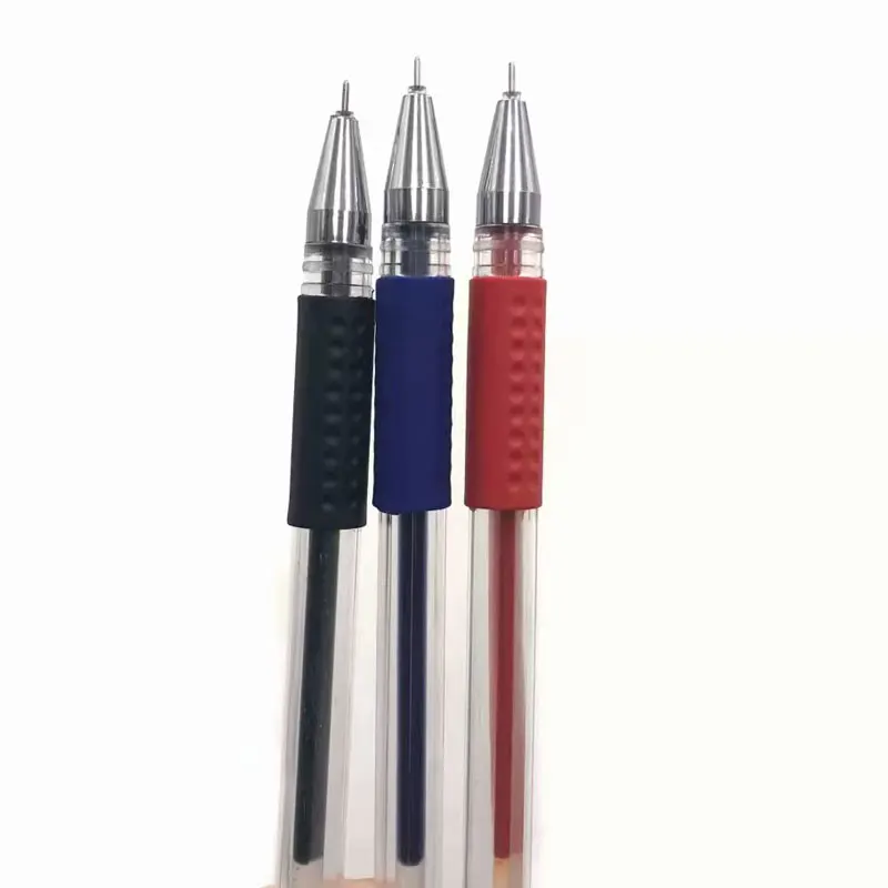 8 Pcs/set Red Blue Black ink Gel Pen 0.5mm Writing Neutral Pens Simple pen for Student  School Office Supplies Stationery Tool