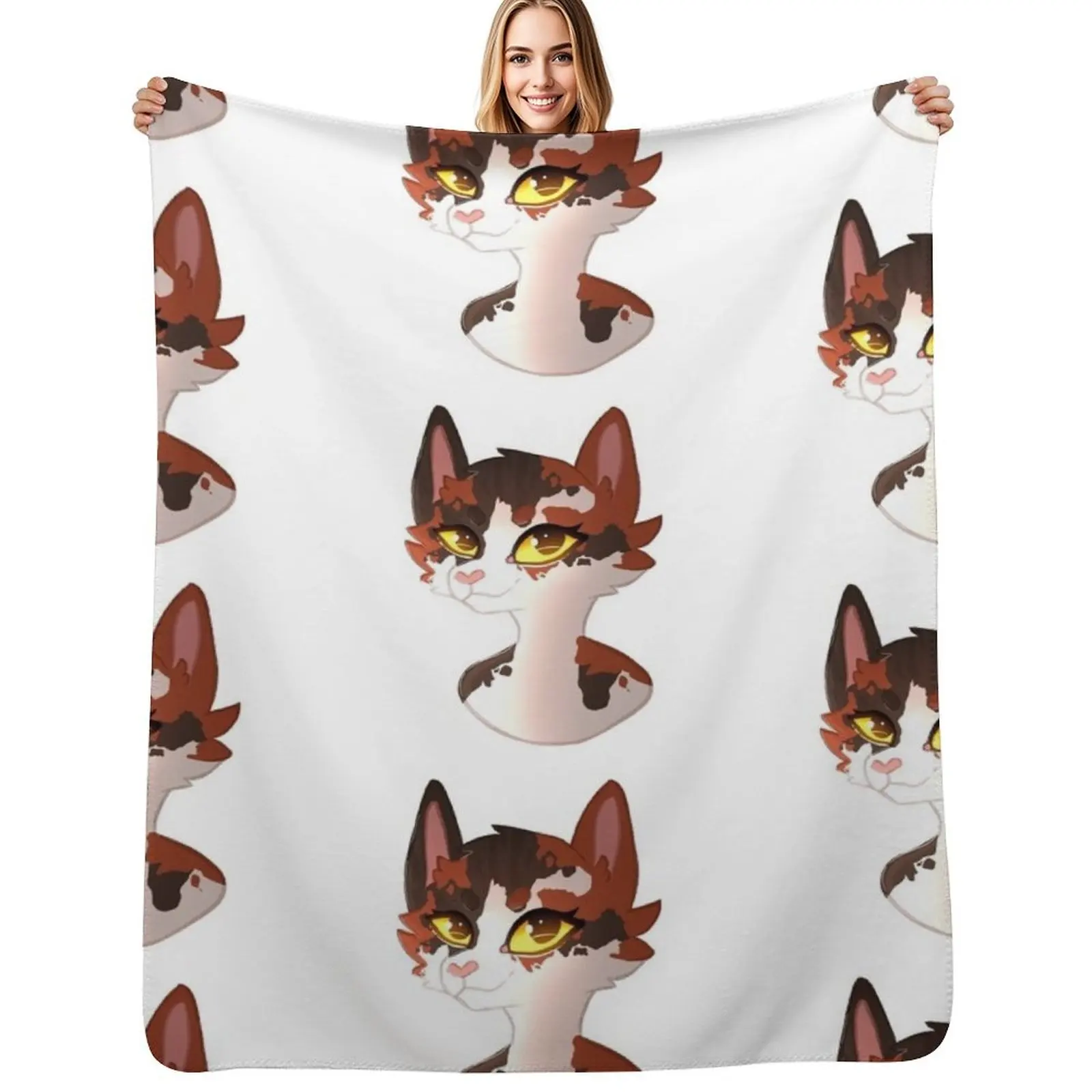 

Spottedleaf Warrior Cats Throw Blanket Plaid Hairy wednesday heavy to sleep Blankets