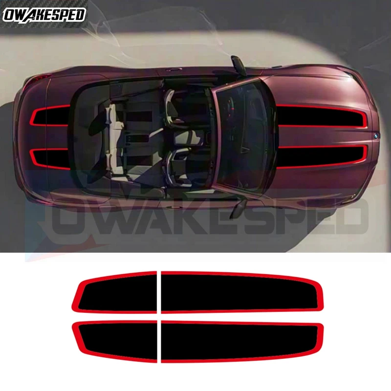 Car Sticker Edition Competition M Performance For BMW M4 Convertible G83 G82 Coupe GT4 Decal Engine Cover Bonnet Hood Trunk Body