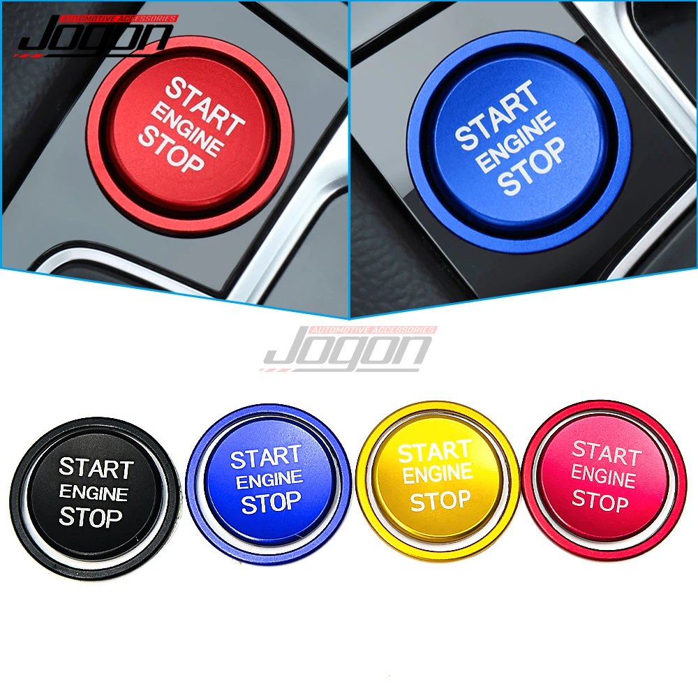 Auto Motor Start Stop Taste Ring Abdeckung Trim Für Volkswagen Magotan Passat B8 Arteon CC Jetta Golf MK7 T-roc Auto Zubehör