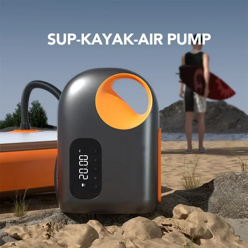 20 PSI Protable Air Pump Inflatable Sup Pump Electric Inflatable Deflatable Air Inflator for Outdoo Paddle Board Boat Kayak