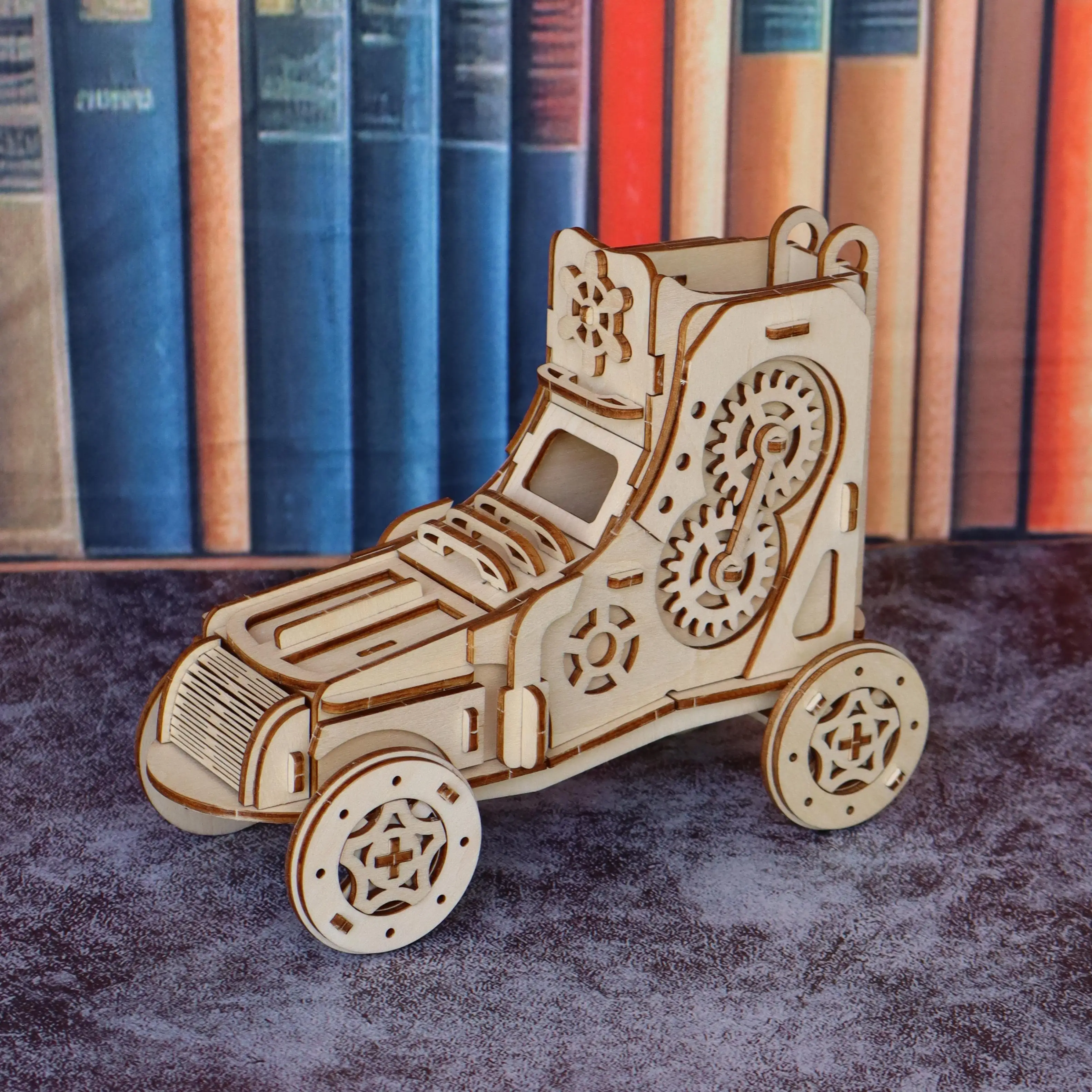 ألعاب ألغاز خشبية ثلاثية الأبعاد مناسبة للبالغين، نماذج تجميع لمجموعات الأحذية والسيارة، كتلة بناء تجميع خشبية ذاتية الصنع