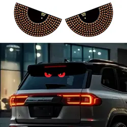 Devil‘s Eyes Car LED Light Back Window Windshield Display Signal Lights Auto Exterior Decorative Lamps Warning Light