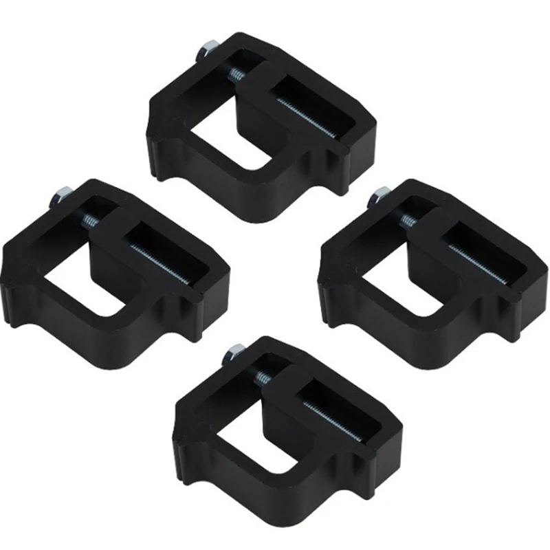 4PCS Mounting Clamps Ladder Rack Clamps Truck Cap Topper Camper Shell Heavy Duty For CHEVY Silverado Sierra 1500/2500