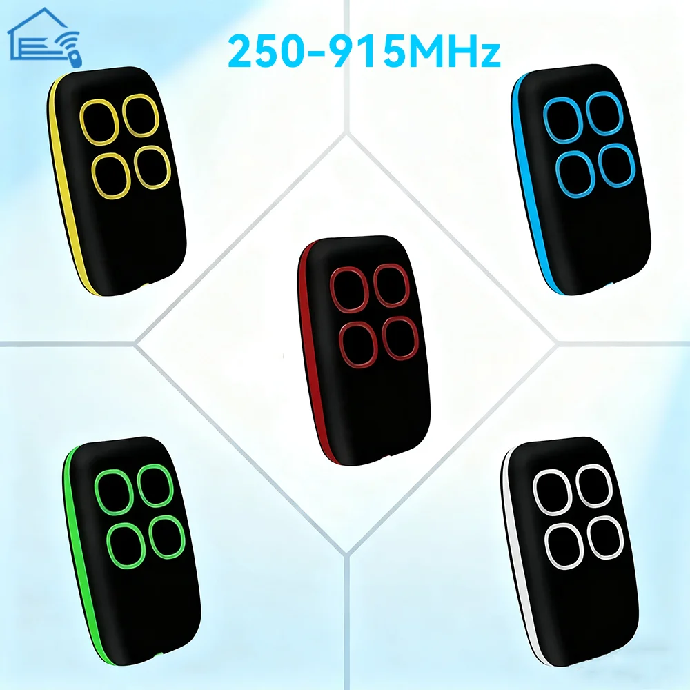 250-915MHz Multi-Frequency Remote Control Auto Duplicator for Home Electric Garage Door and Gate Opener Key Transmitter