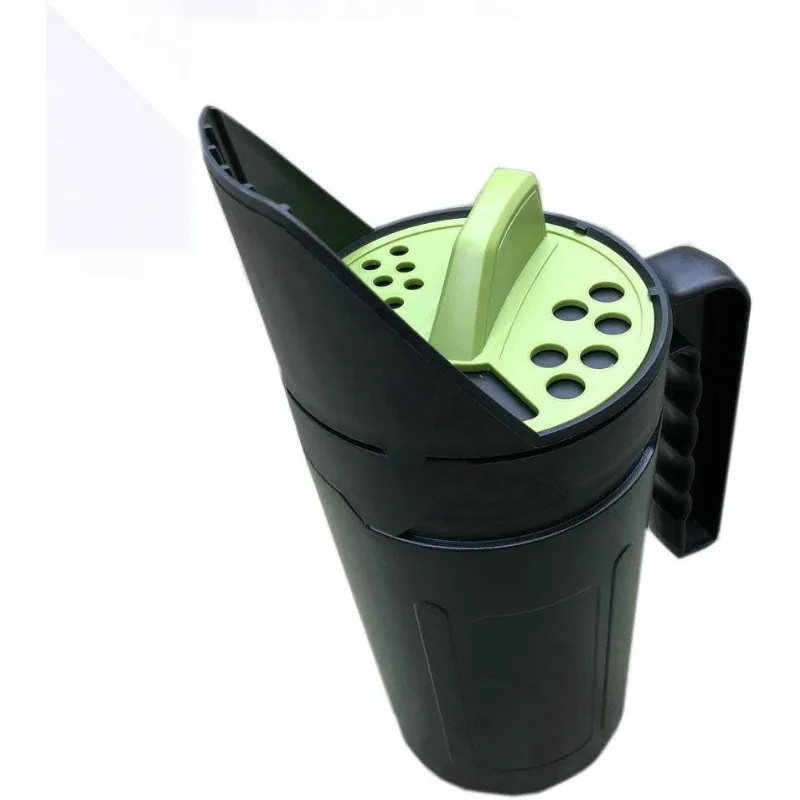 

All Season Hand Spreader 80oz Adjustable Flow Control for Lawn Seed Fertilizer Snow Salt Ice Melt Garden Farm Equipment