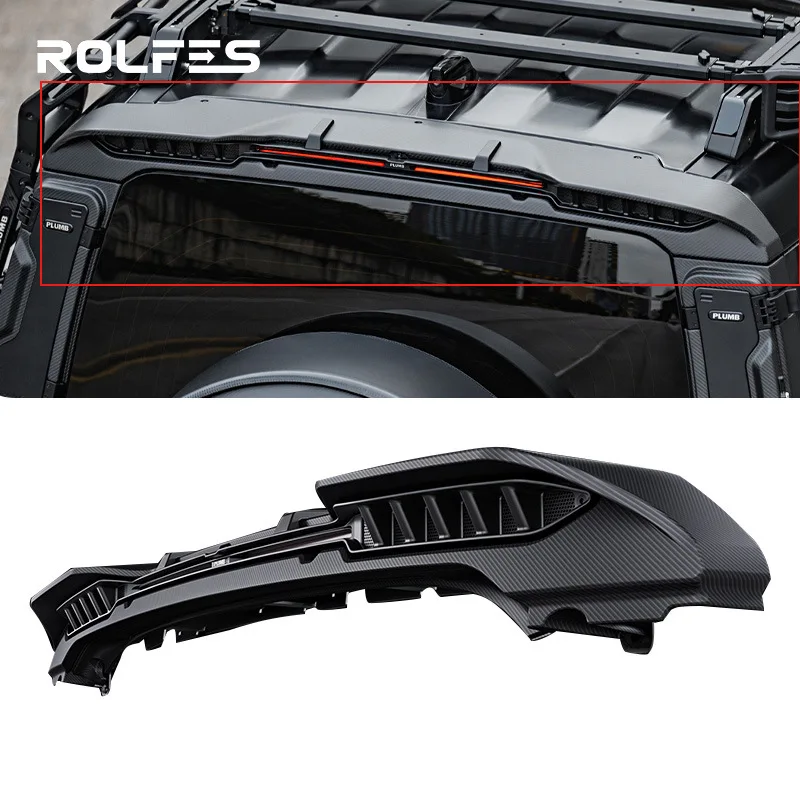 Suitable for PLUMB is Suitable for the modification of 20-25 models of Land Rover Defender 90/110/130 dry carbon fiber rear wing