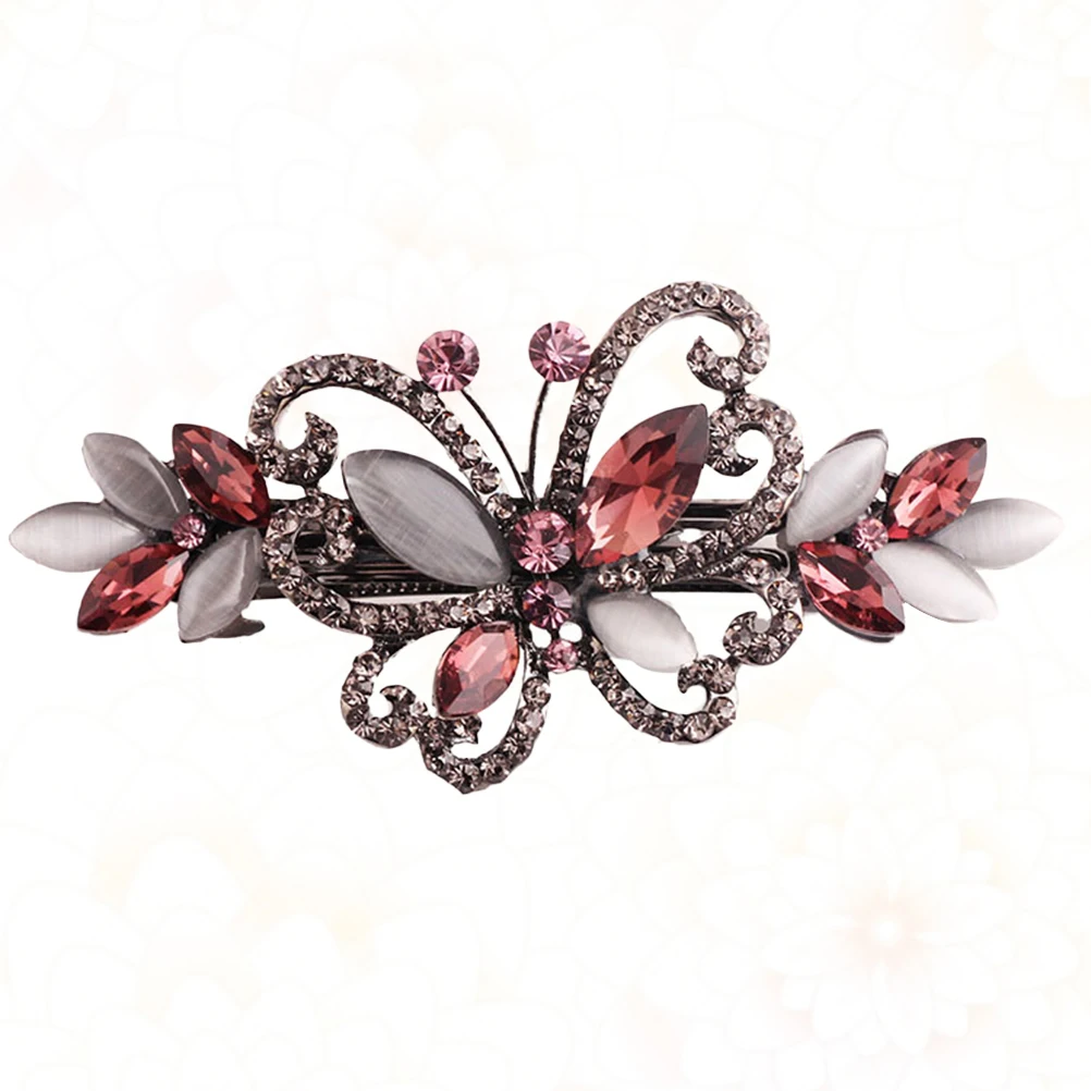 

Retro Butterfly Hair Clips Women Hair Pins Elegant Party Headwear Durable Material Unique Design Beautiful Accessories Shine
