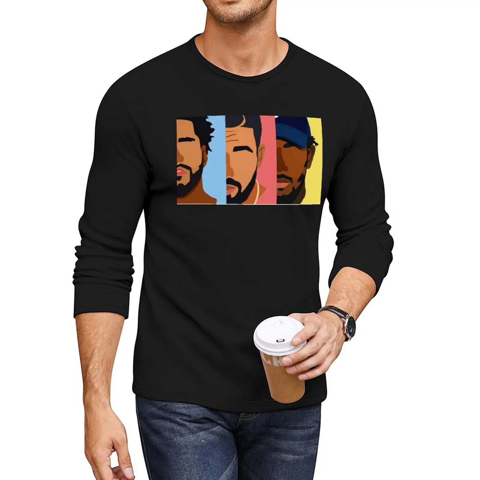 

Drake, J Cole, Kendrick Lamar Shirt Long T-Shirt hippie clothes custom t shirts quick-drying t-shirt t shirt for men