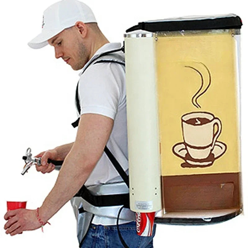 Coffee dispenser backpack 19 liters coffee vendor for sale seller hawker for sale mobile portable