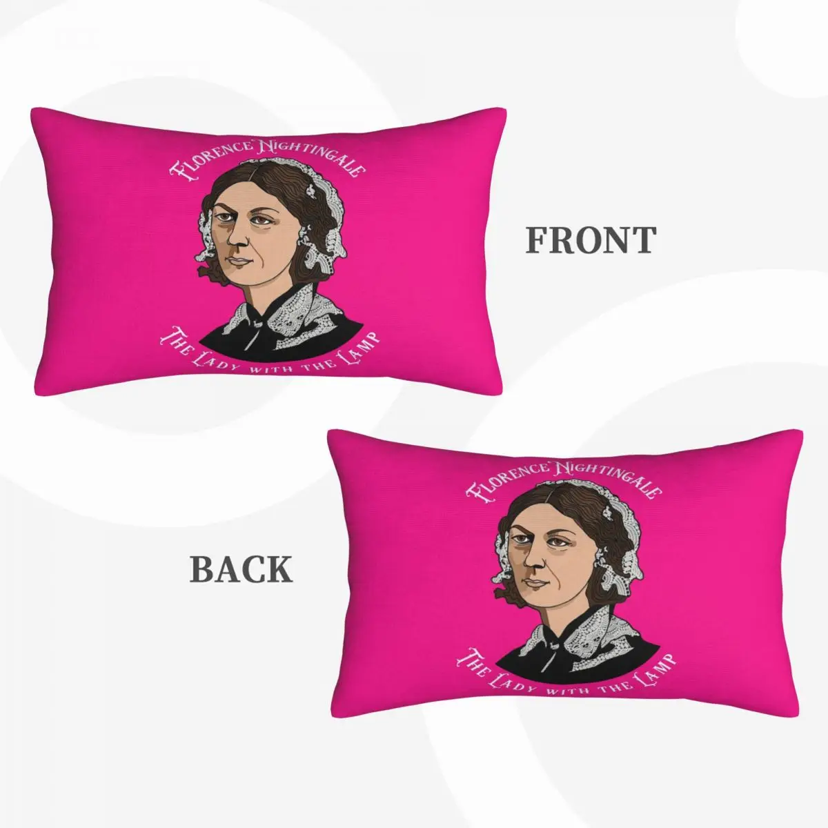 Florence Nightingale Nursing Pie Chart Pioneer Rectangle Pillowcase Cushion Cover Decorative Bedroom Bed Home  Throw Pillow