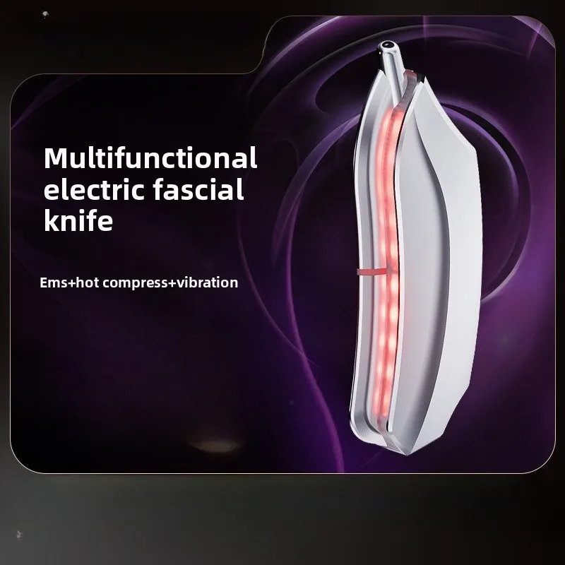 EMS Vibration Electric Gua Sha Board Soft Tissue Massager Full‑Body Muscle Relax Gym Sports Self‑Massage Fitness Auxiliary Tool view 2