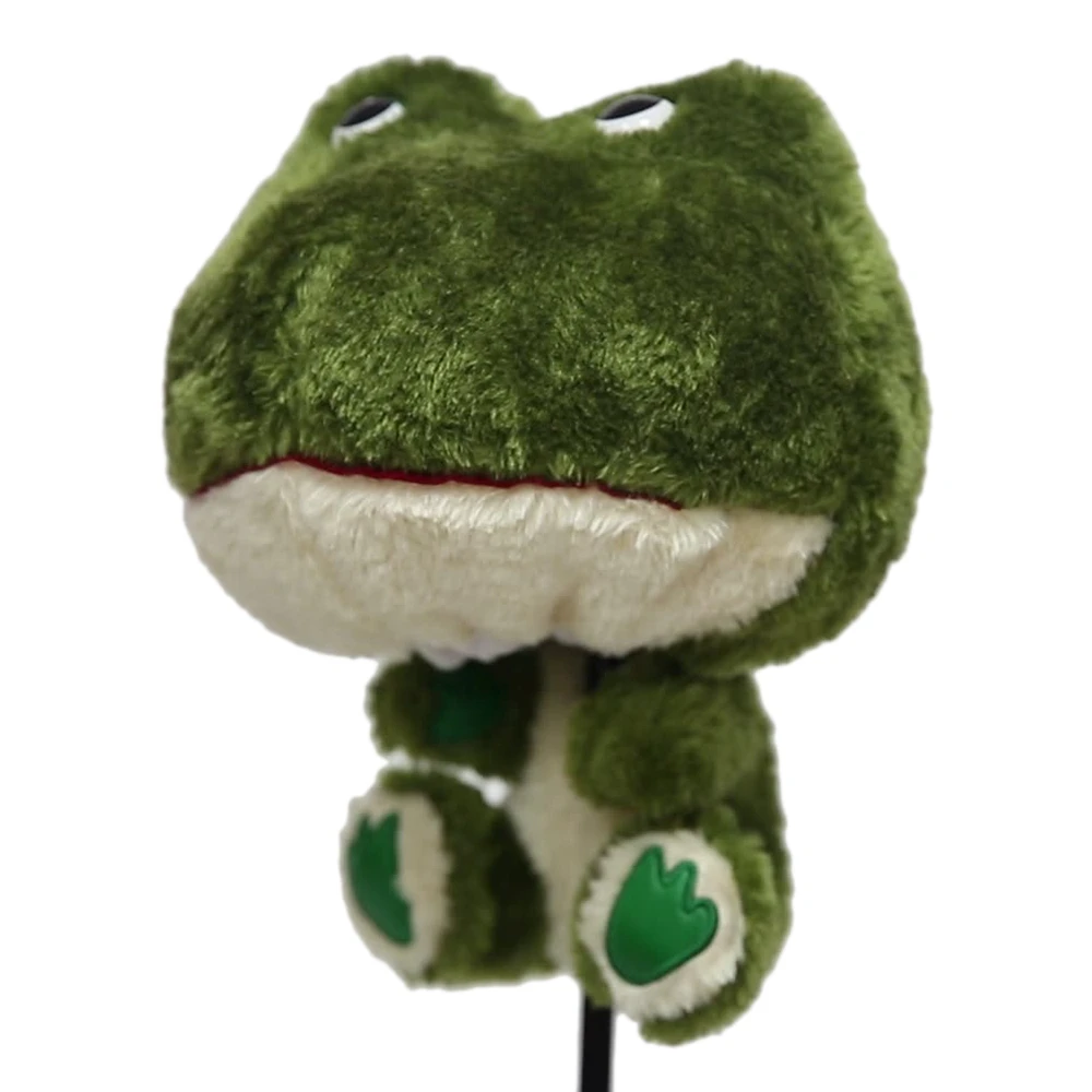 Plush Frog Animal Golf Club Head Cover Funny Golf Headcover for 460 Cc Wood Driver Golf Accessories