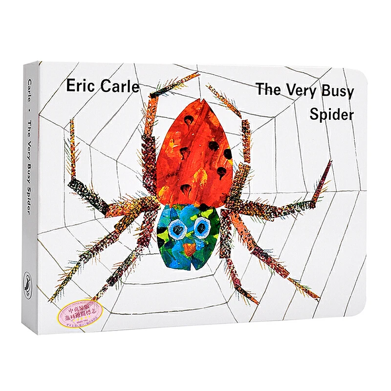 

The Very Busy Spider Eric Carle, Children's books aged 1 2 3 4 English Picture book, Board Book 9780241135907