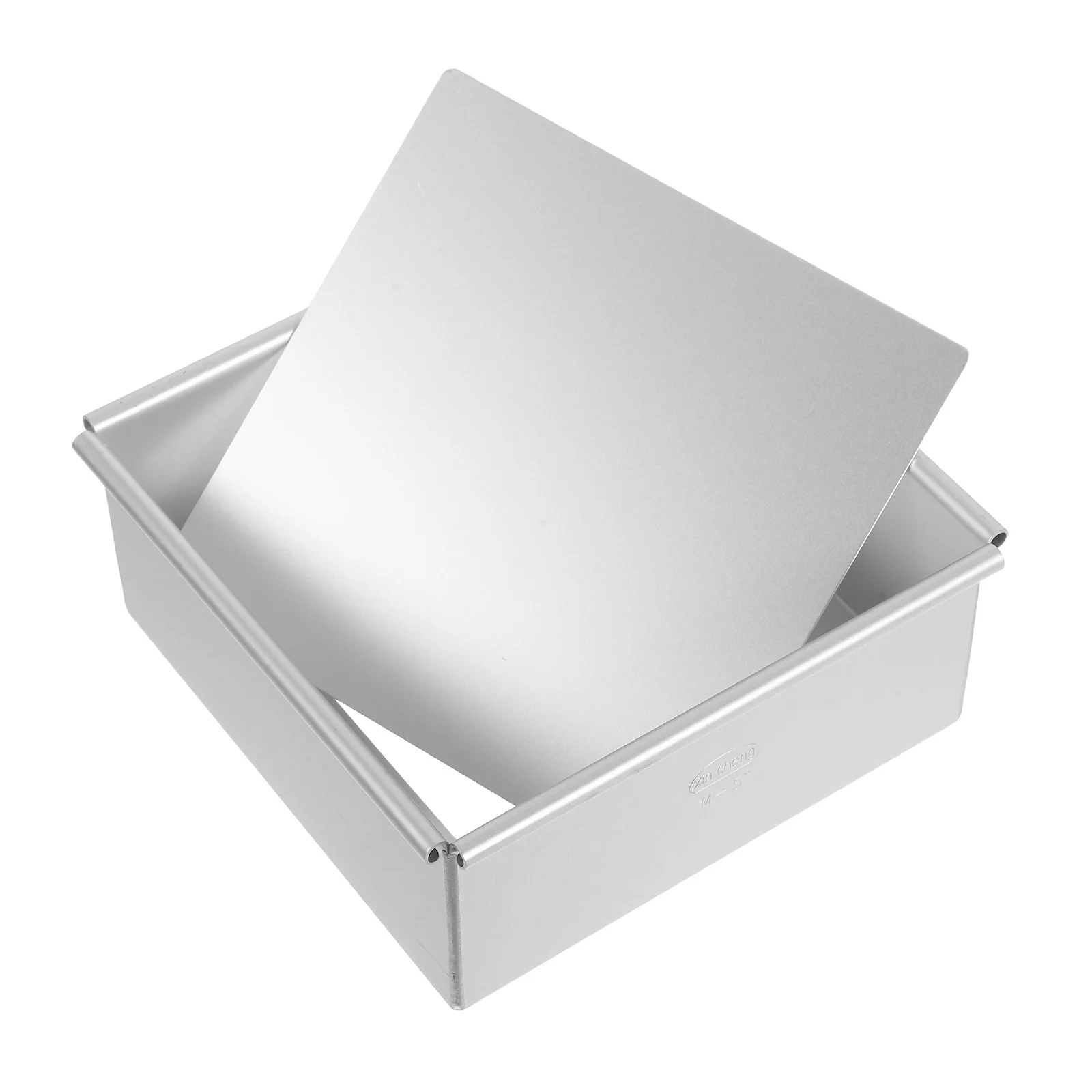 

5 Inch Square Aluminum Cheesecake Pan Removable Bottom Nonstick Baking Tray for Cheese Cake Pastry Desserts Holiday Gatherings