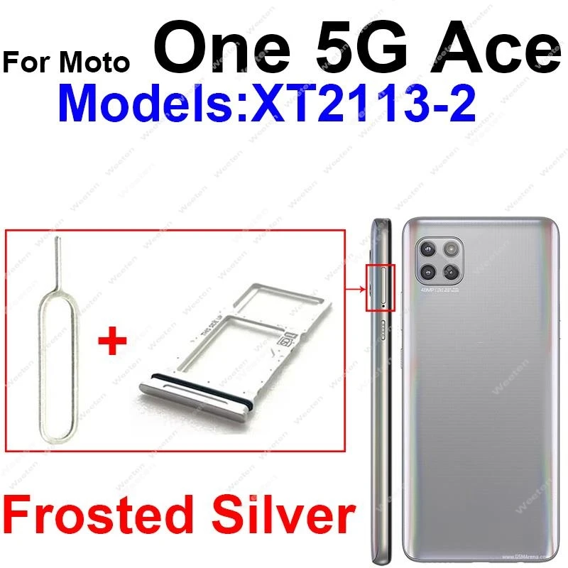 Sim Card Tray Holder Socket For Motorola MOTO G 5G Plus One 5G UW Ace G 5G 2020 2022 2023 2024 XT2113-3 XT2213 XT2313 XT2417-1