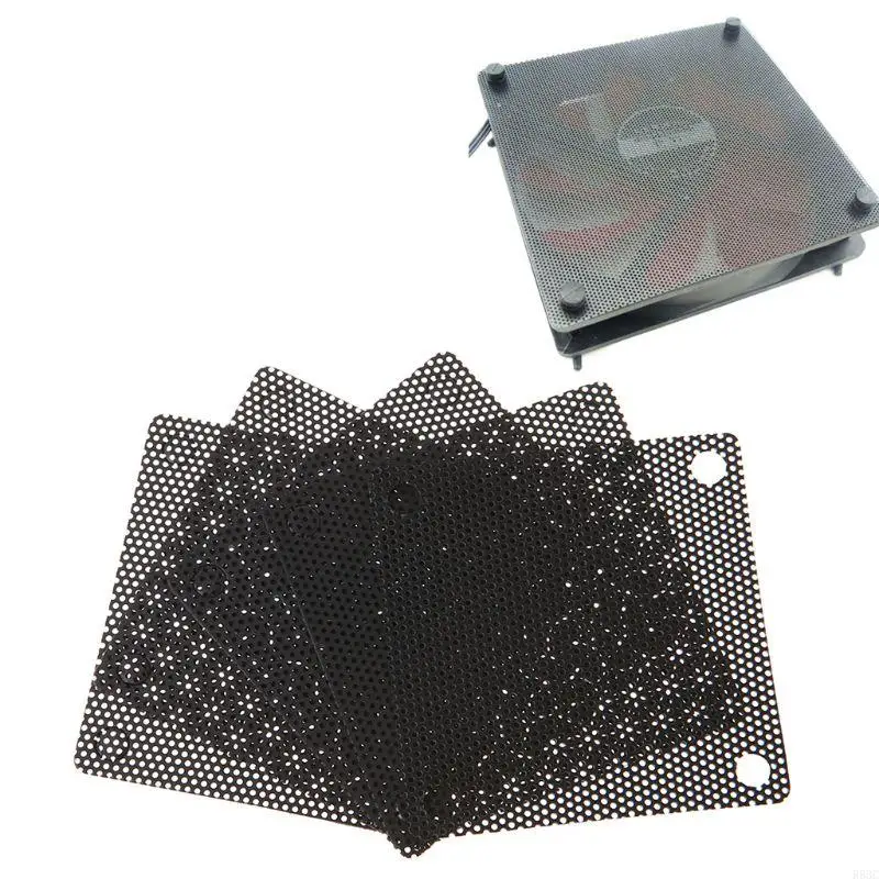 R53C Computer Staubfilter Computer Lüfter Filter Kühler PVC Schwarz Staubdicht für Case Co