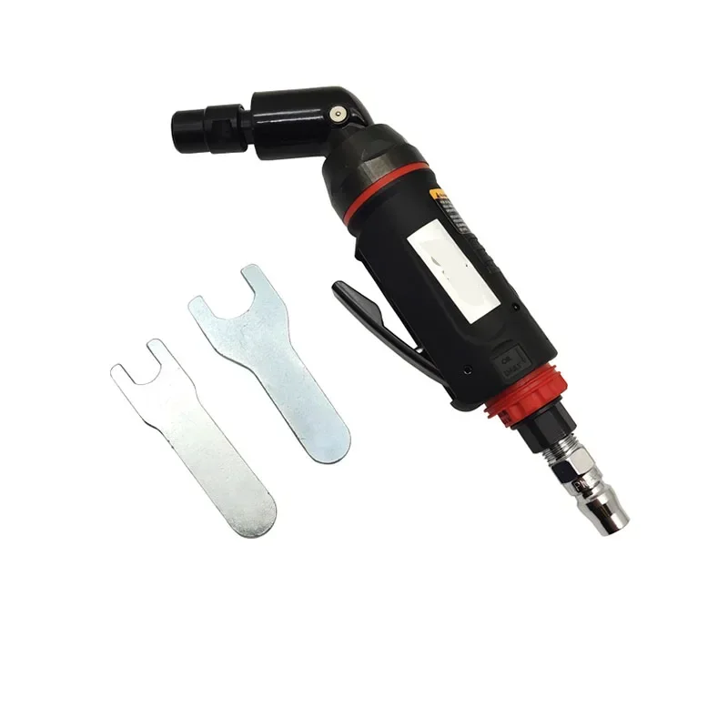 New 220v New 90/120 Degree Elbow Mill Corner Ear Hole Machine With Handle Polishing Machine Right Angle Pneumatic Engraving Grin