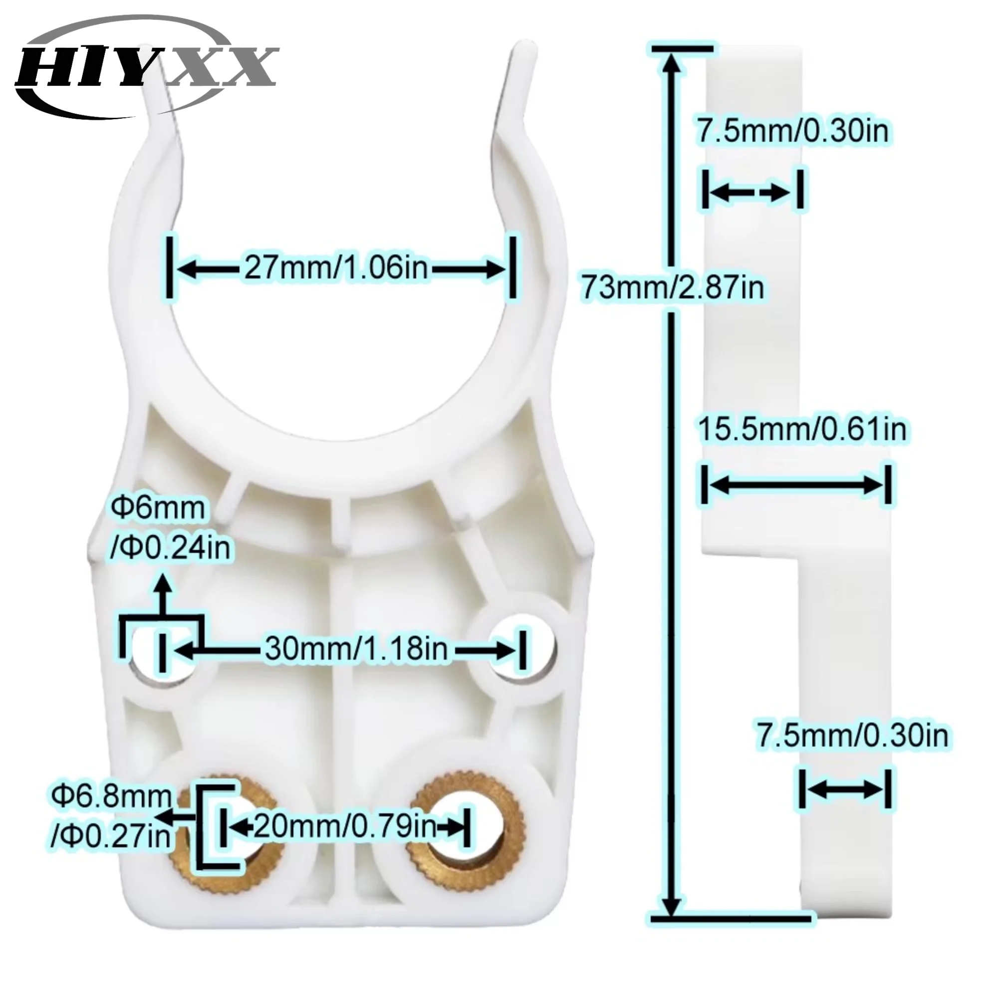ISO20 Tool Holder Clips Forks Gripper ABS ATC Woodworking CNC Machine Parts ISO20 Forks