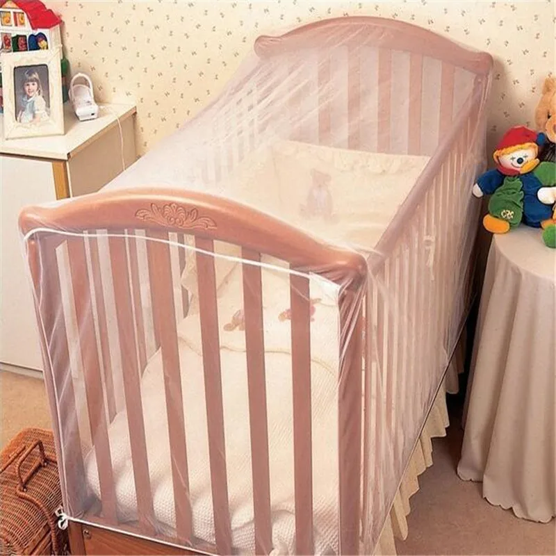 Babybedje Cot Insect Muggen Wespen Vliegt Netto voor Babybed opvouwbare Wieg Netting Kind Baby klamboes Wieg Netting