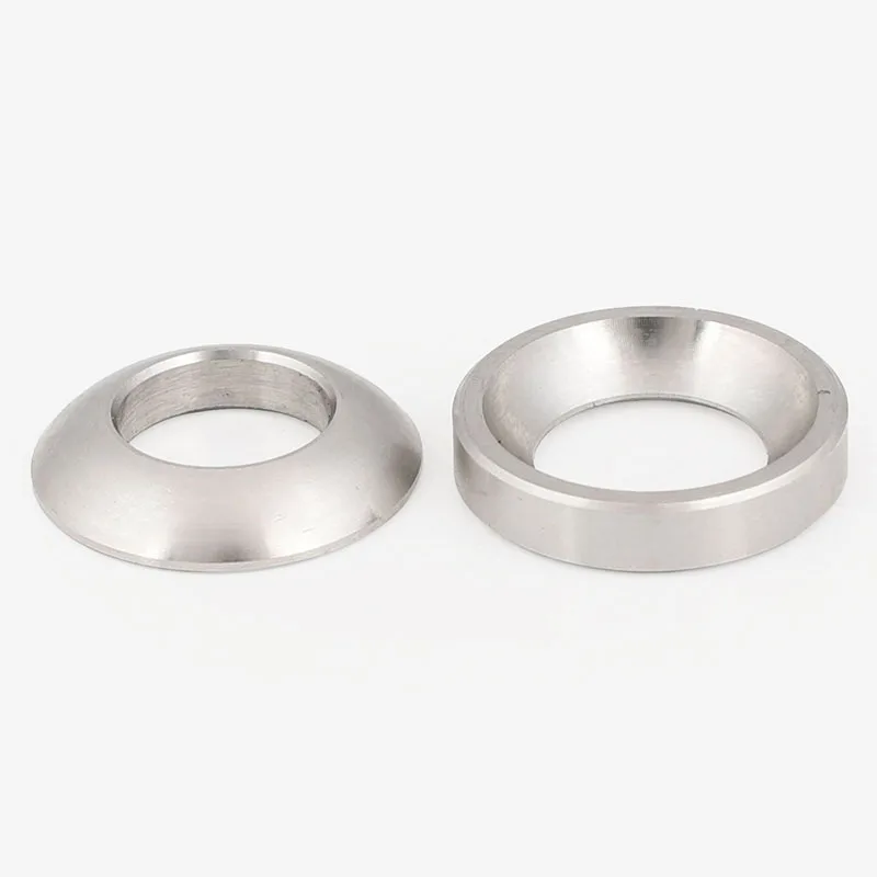 Thép Không Gỉ 304 Hình Nón Máy Giặt Chắc Chắn Countersunk Hình Cầu Đệm Lõm Nón Lồi Máy Giặt M6 M8 M10 M12 M16 M20 M24