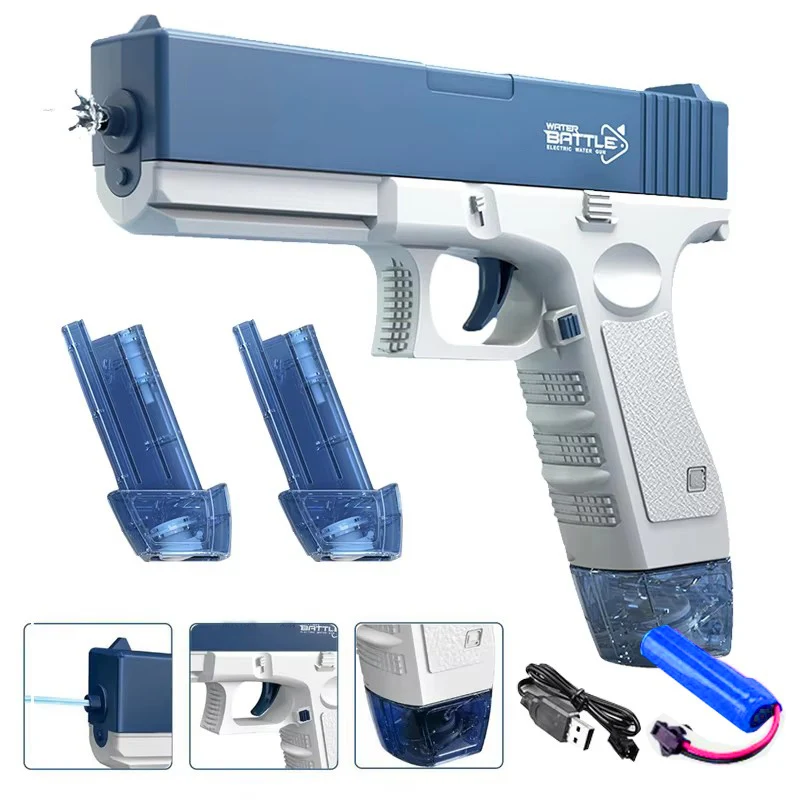 Elektrisch Waterpistool Speelgoed Draagbare Automatische Elektrische Burst Waterpistool Kids Outdoor Water Speelgoed