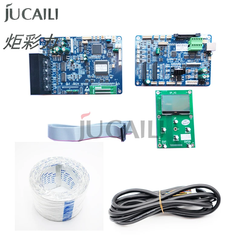 Jucaili Senyang xp600 head board kit for Epson xp600 single head circuit board for Eco solvent printer with V6/V12 keyboard