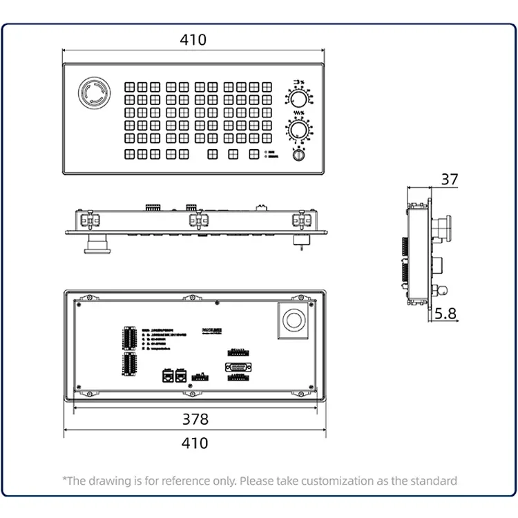 Factory Direct Sales Wholesale OEM Reasonable Price HMI PLC Programming Controller EtherCAT Industrial CNC Control Panel