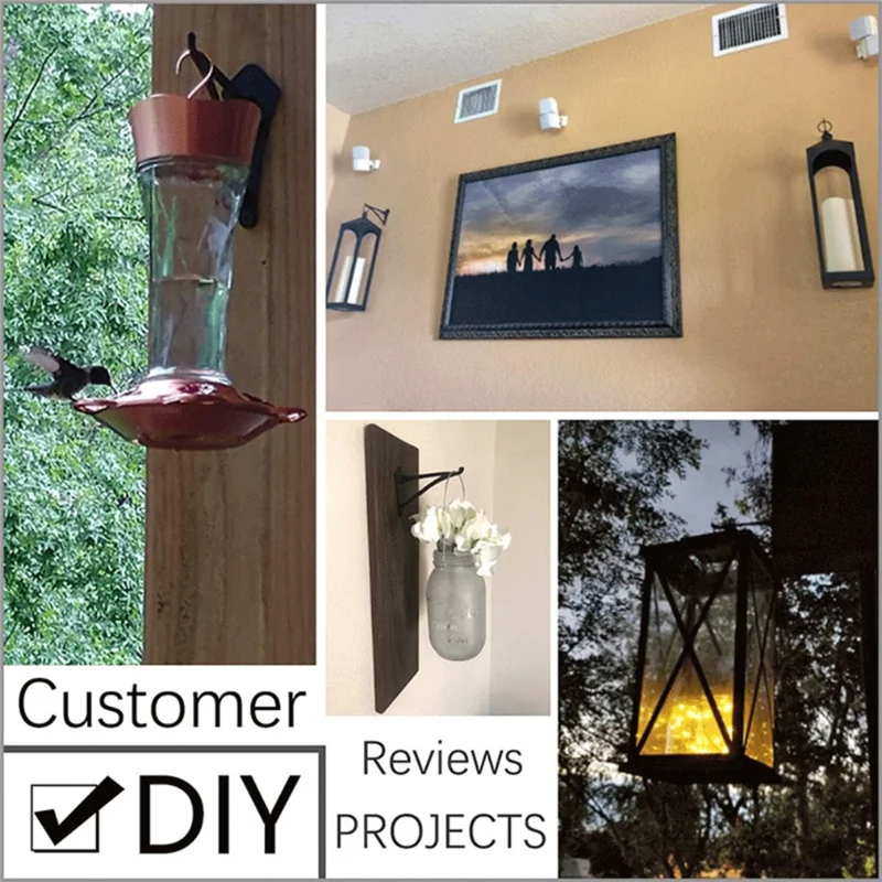 Крючки для кашпо-фонариков, уличные и домашние декоративные маленькие вешалки для кормушек для колибри-BAAQ