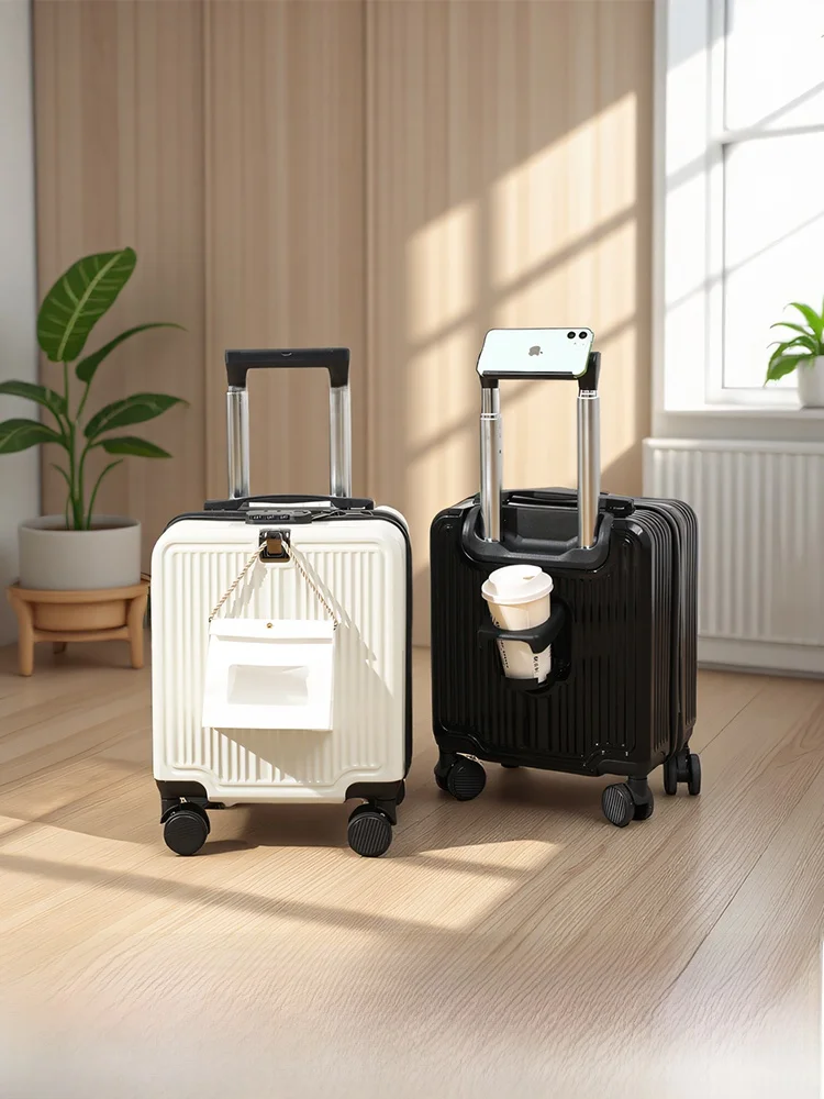 

Cact 4-Inch Women's Spring/Autumn Air Travel Suitcase Lightweight Pullman Carry-On Bag Child-Friendly ature Trolley Case